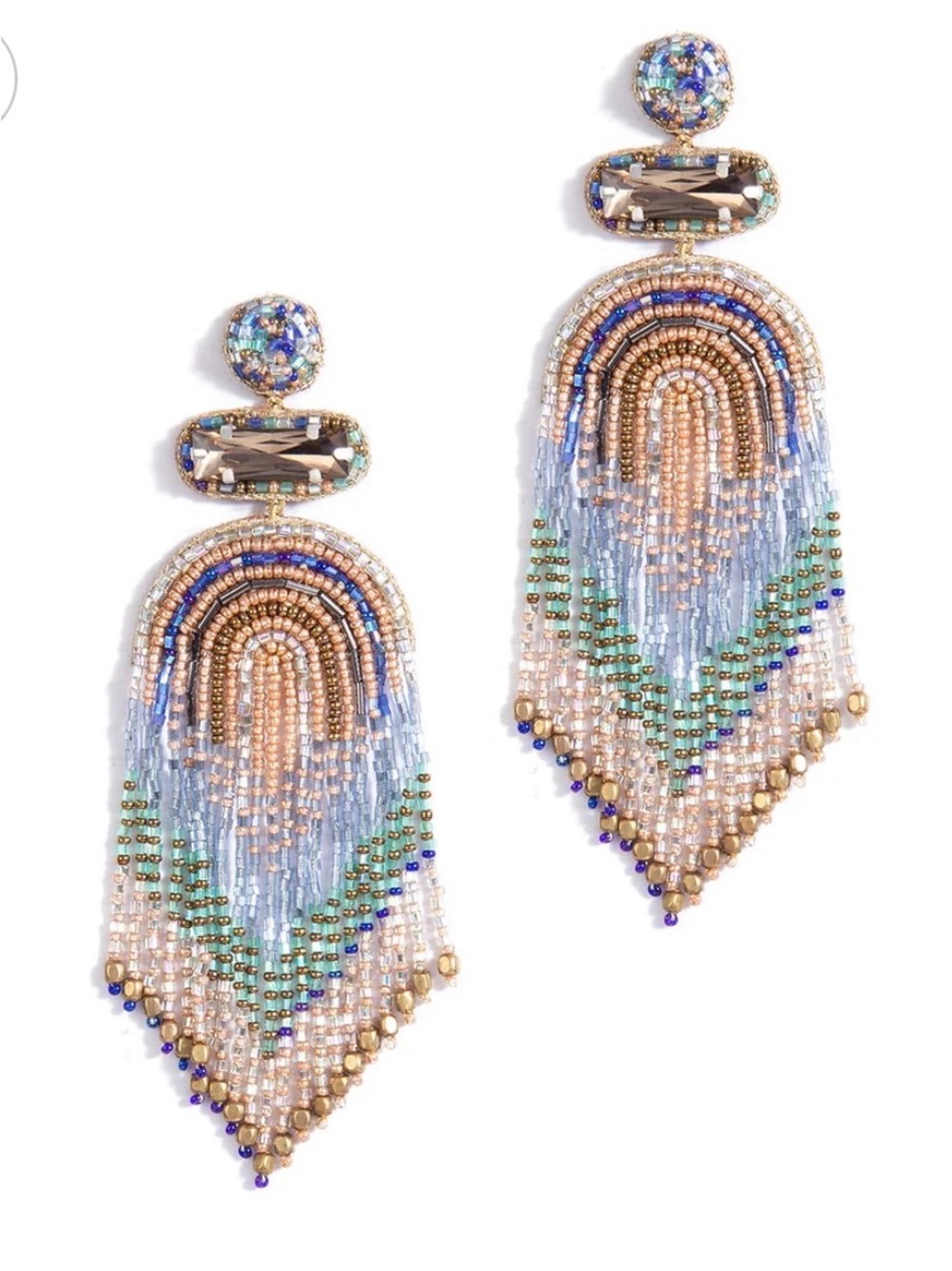 DEEPA GURNANI - Ishani Earrings Blue